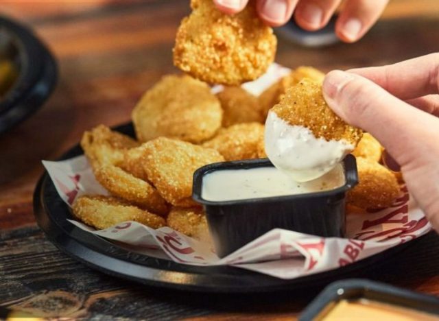 Fried pickles at Zaxby's