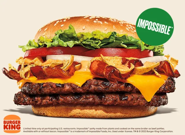 Burger king impossible southwest burger
