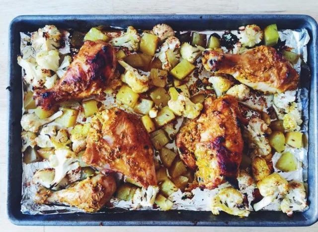 chicken tikka sheet pan recipe