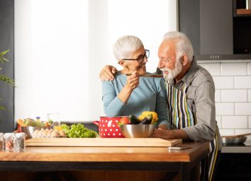 couple cooking