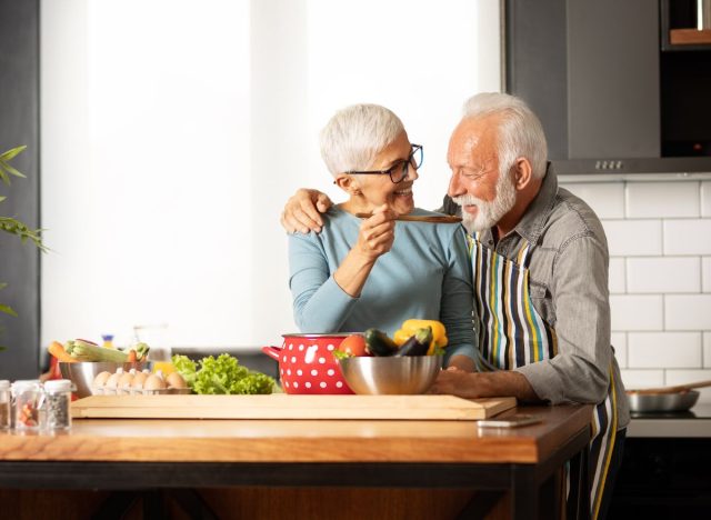 couple cooking