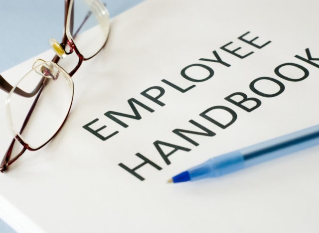 employee handbook