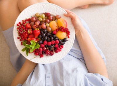 holding fruit