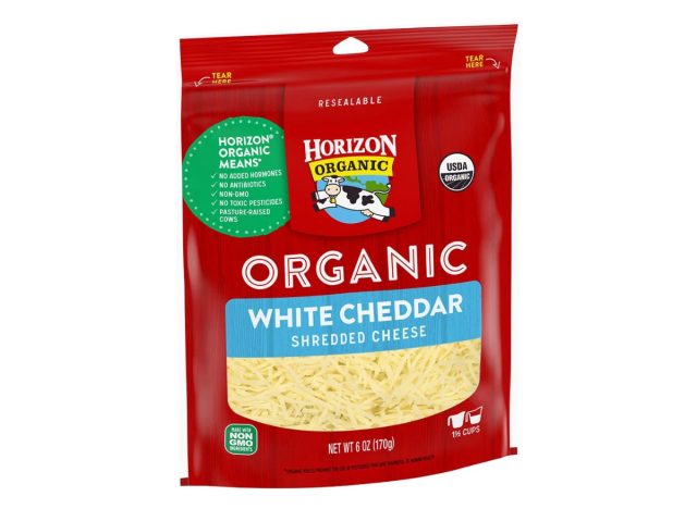 horizon organic white cheddar shredded cheese