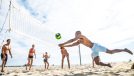 beach volleyball game, workouts that don't feel like work
