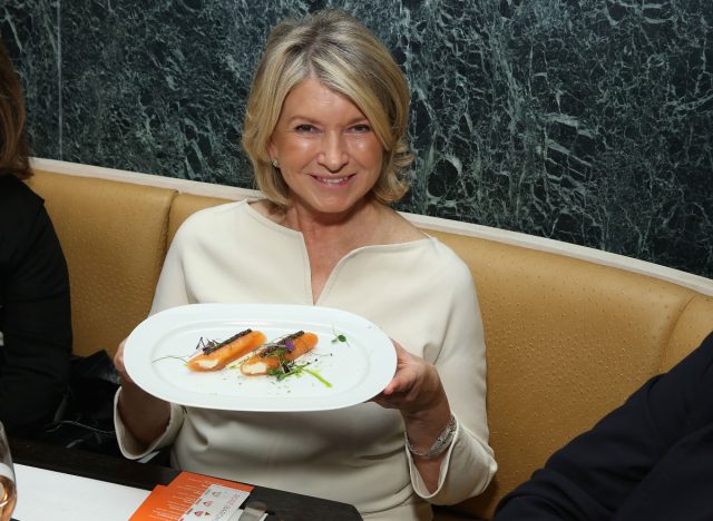 Martha Stewart eating healthy