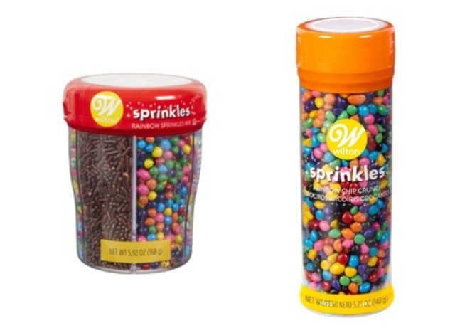 Rainbow Chip Crunch Sprinkles and Rainbow Sprinkles Mix 
