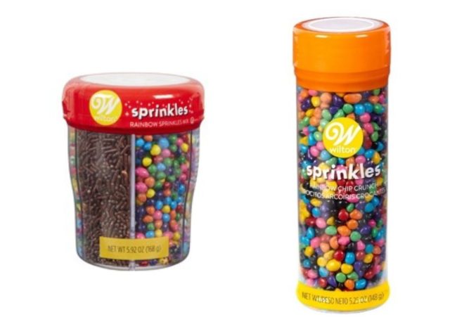 Rainbow Chip Crunch Sprinkles and Rainbow Sprinkles Mix