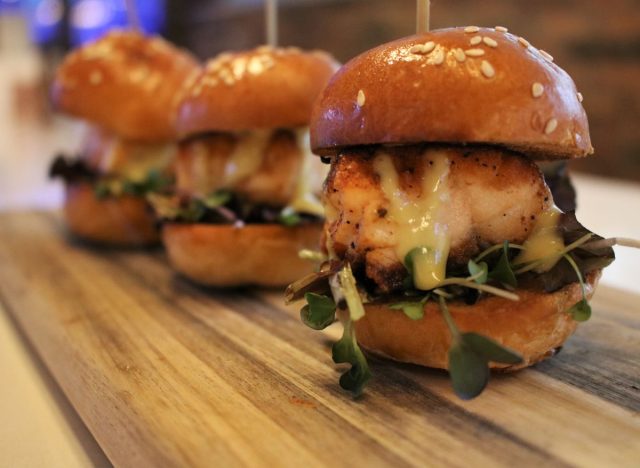 salmon sliders