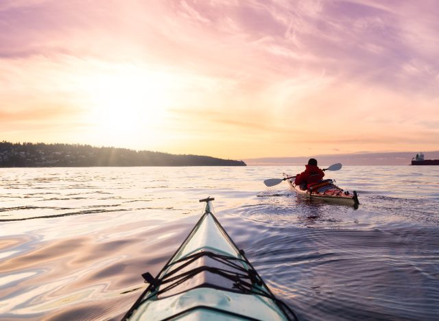 sea kayaking