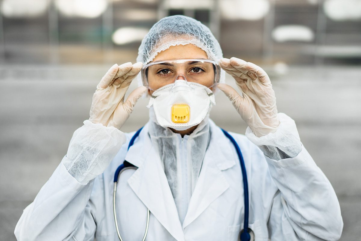 Virus,doctor,Female,Physician,Walking,In,Uniform,On,Front,Line,fighting,Viral,Outbreak.private