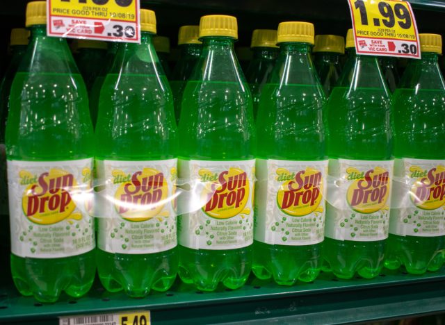 sun drop soda bottles