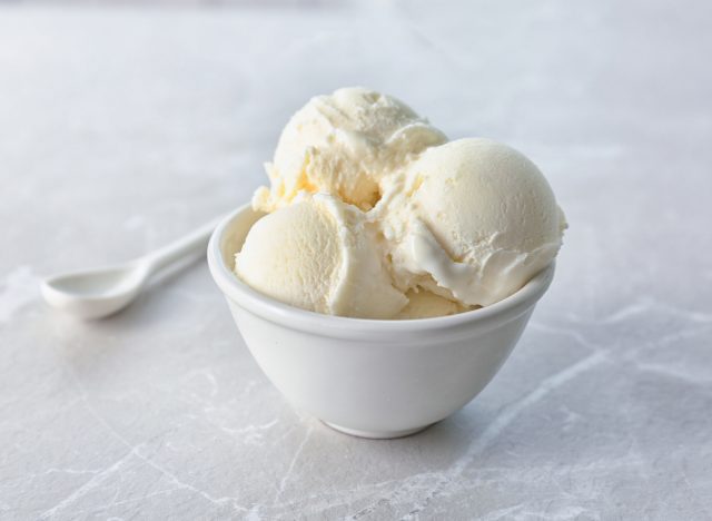 vanilla ice cream