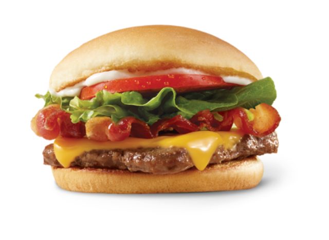 wendy's jr. bacon cheeseburger