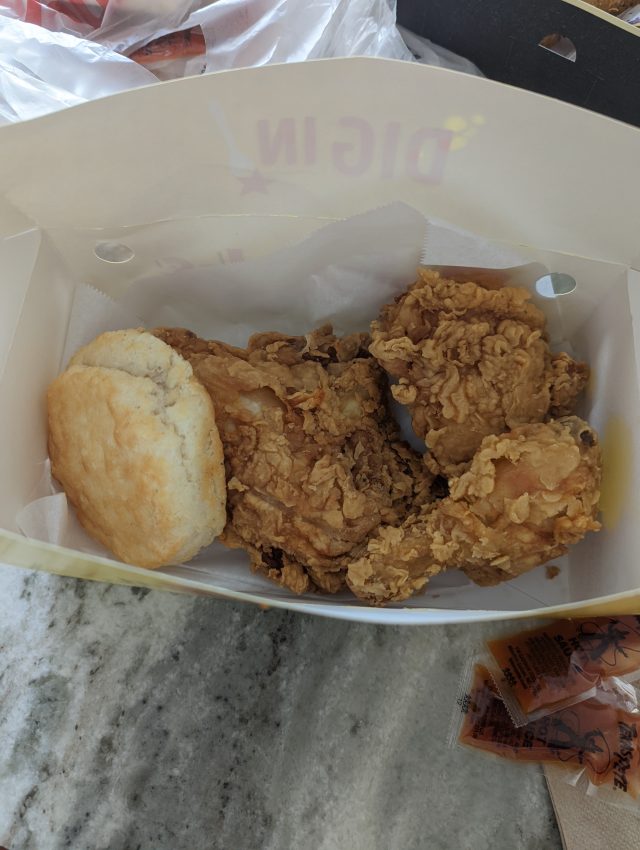 Bojangles fried chicken tast test