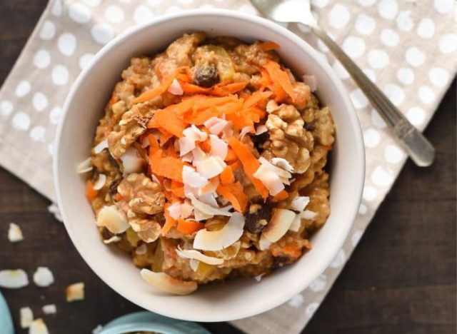 Carrot Cake Steel Cut Oats