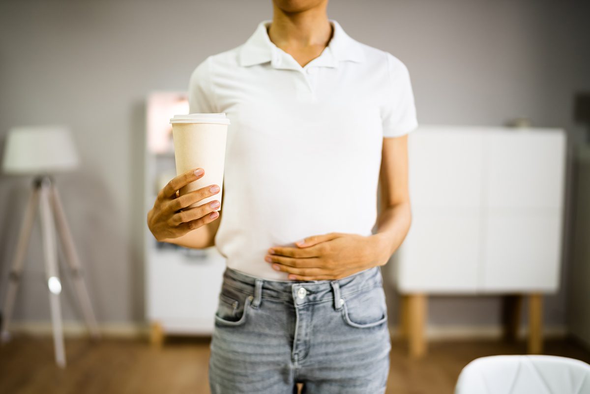 Coffee,Stomach,Ache.,Digesting,Acid,Pain,And,Health,Risk