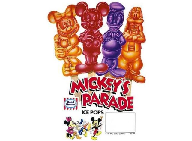 Mickey's Parade Ice Pops