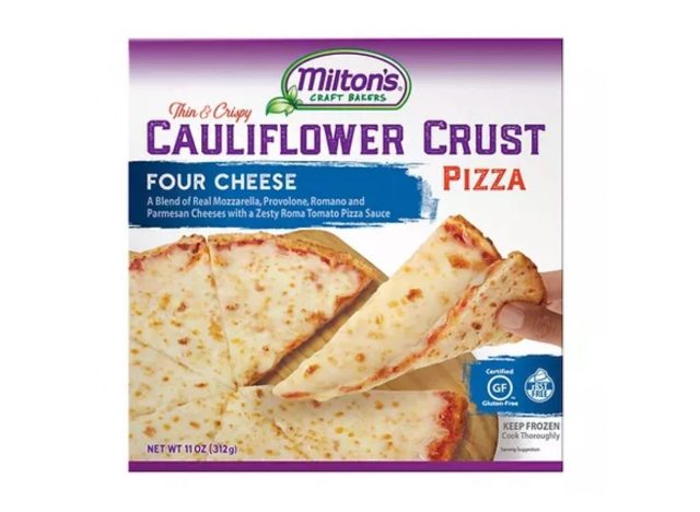 Milton's Craft Bakers Four Cheese Cauliflower Crust Pizza
