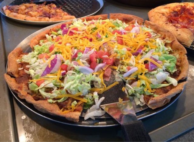 Pizza Hut Taco Pizza