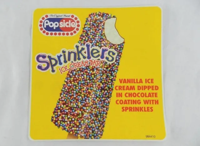Popsicle Sprinklers Ice Cream Bars