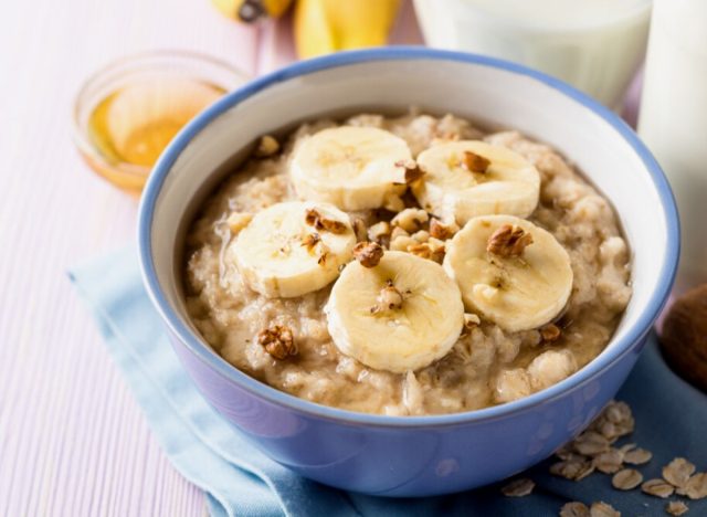 Slow Cooker Banana and Coconut Milk Oatmeal