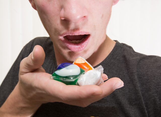 Pretend to eat tide pods