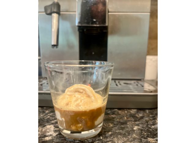 Trader Joe's Horchata Inspired Ice Cream Affogato