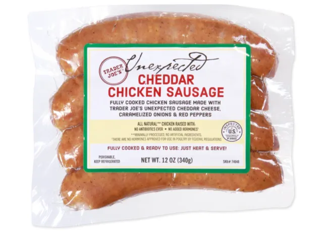 Trader Joe's Unexpected Cheddar Chicken Sausage