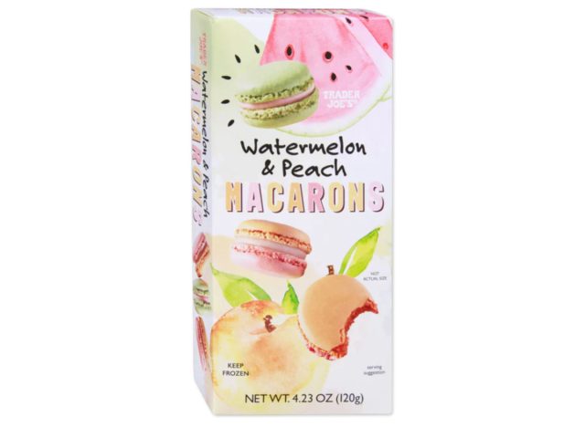 Trader Joe's Watermelon & Peach Macarons