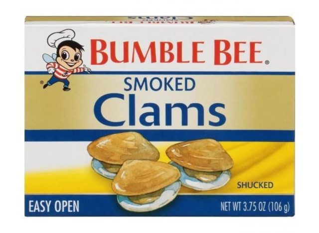 Walmart seafood recall Bumble Bee clams