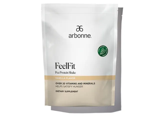 arbonne feelfit pea protein shake