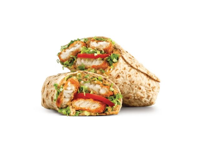 arby's cajun fish wrap