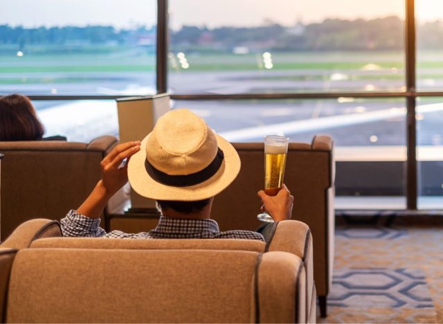 beer at an airport