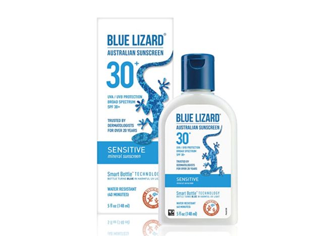 BLUE LIZARD sunscreen