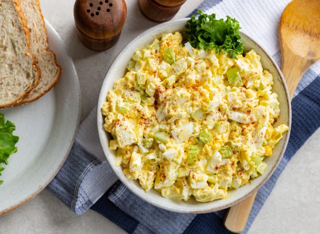 bowl of egg salad