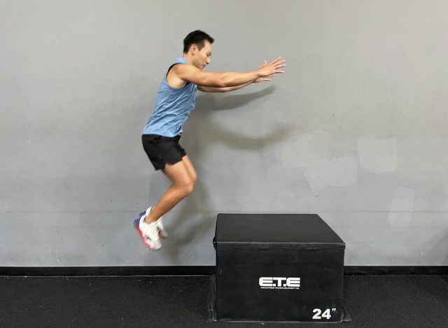 box jump to lose pot belly fat