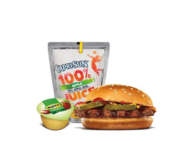 burger king hamburguesa jr.  comida para niños