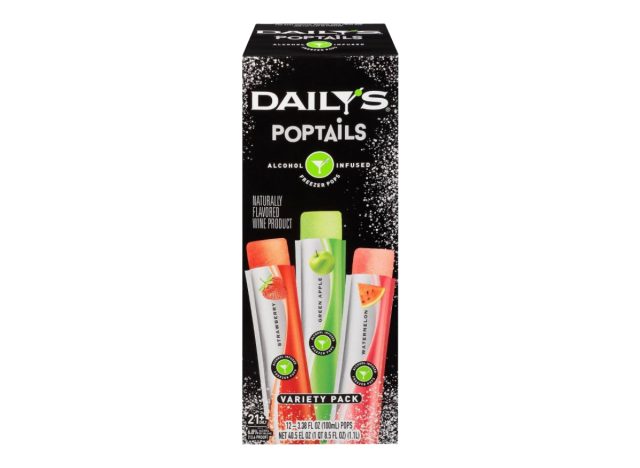 daily's poptails alcohol-infused freezer pops variety pack