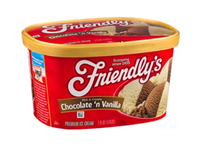 friendlys chocolate and vanilla