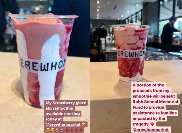 Hailey Bieber's Erewhon Smoothie