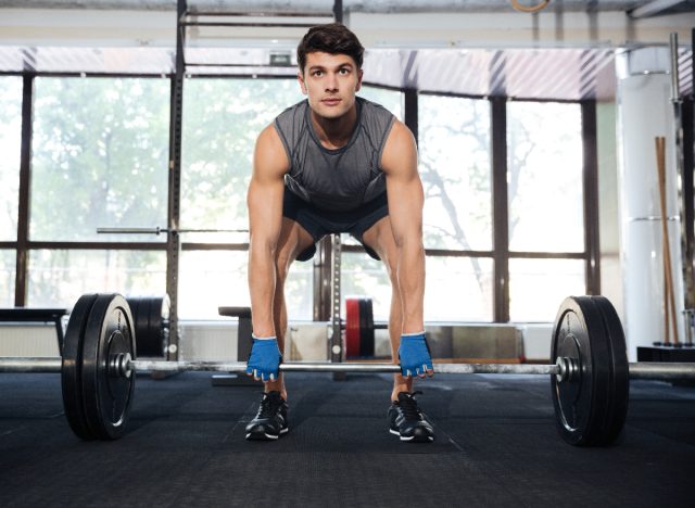 man doing deadlift demonstrating exercise to get your best body ever