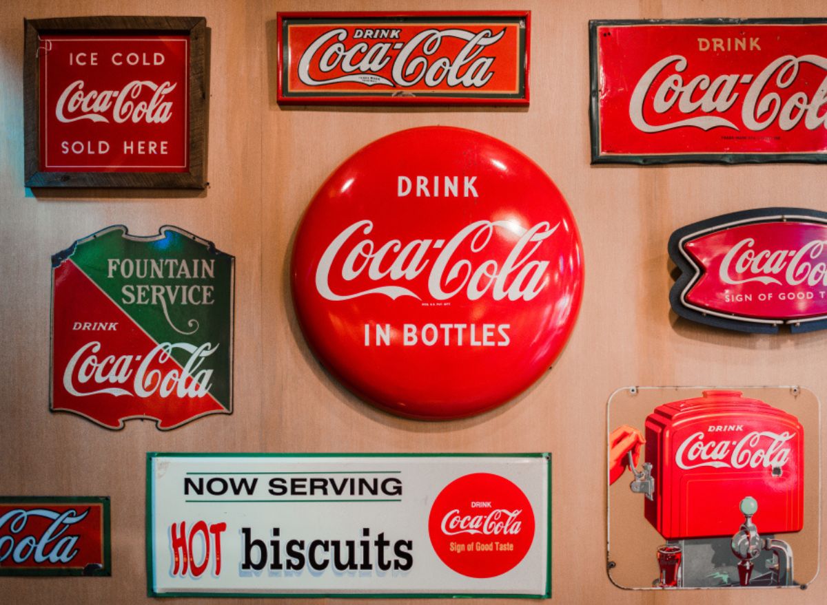 old coca cola decor