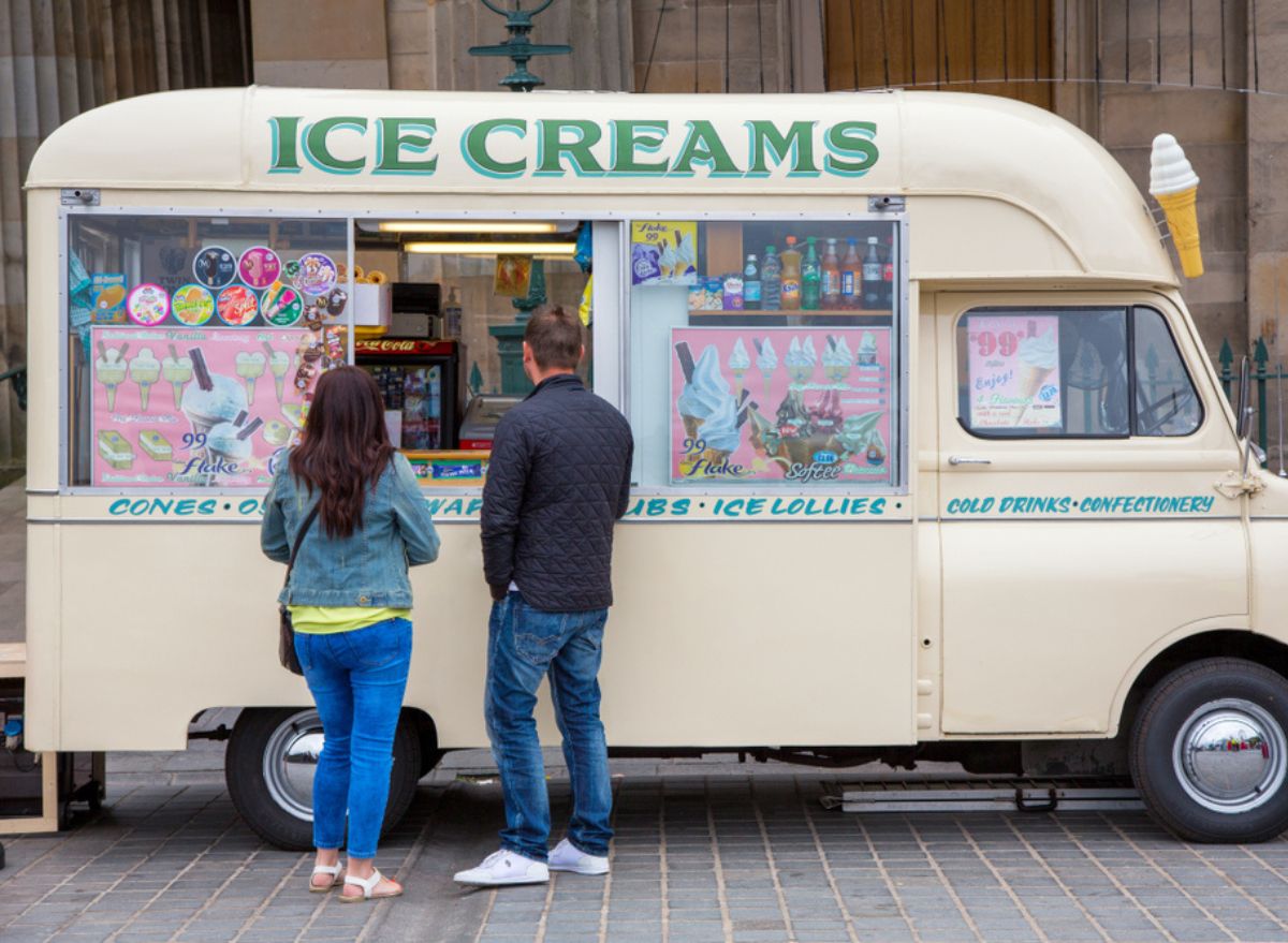 old ice cream truck