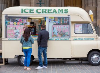 old ice cream truck