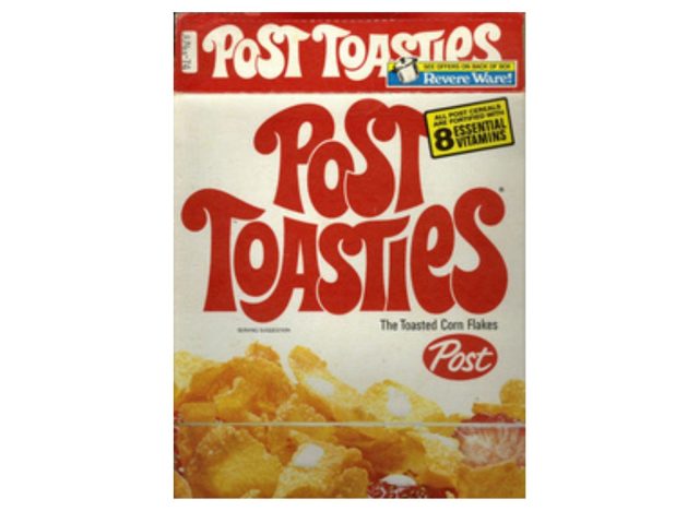 post toasties cereal