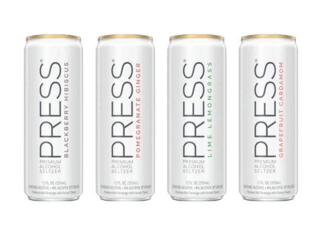 press premium alcoholic seltzers