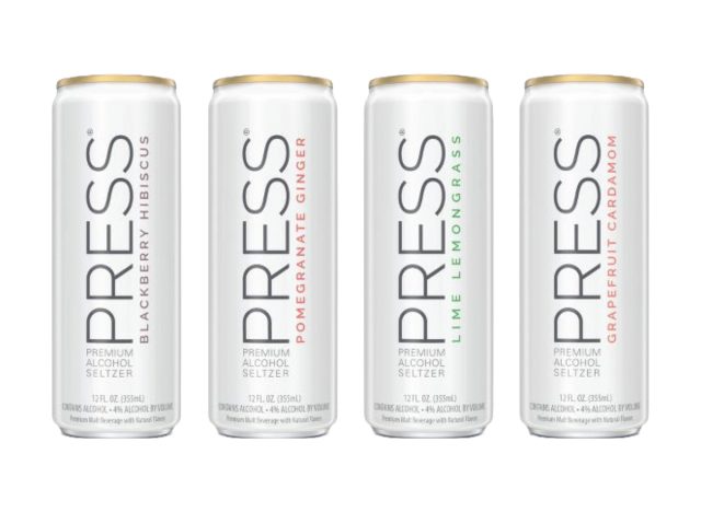 press premium alcoholic seltzers