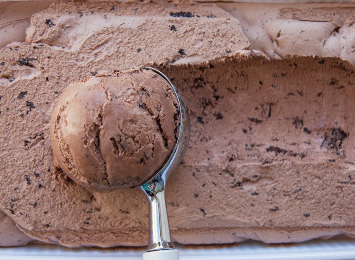 Fake Chocolate Ice Cream Scoop