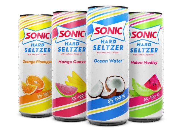 sonic hard seltzers